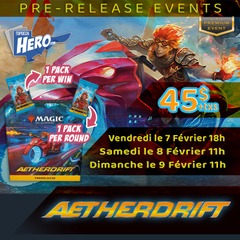 MTG Aetherdrift Prerelease - Samedi le 8 Février 11h - Premium Event